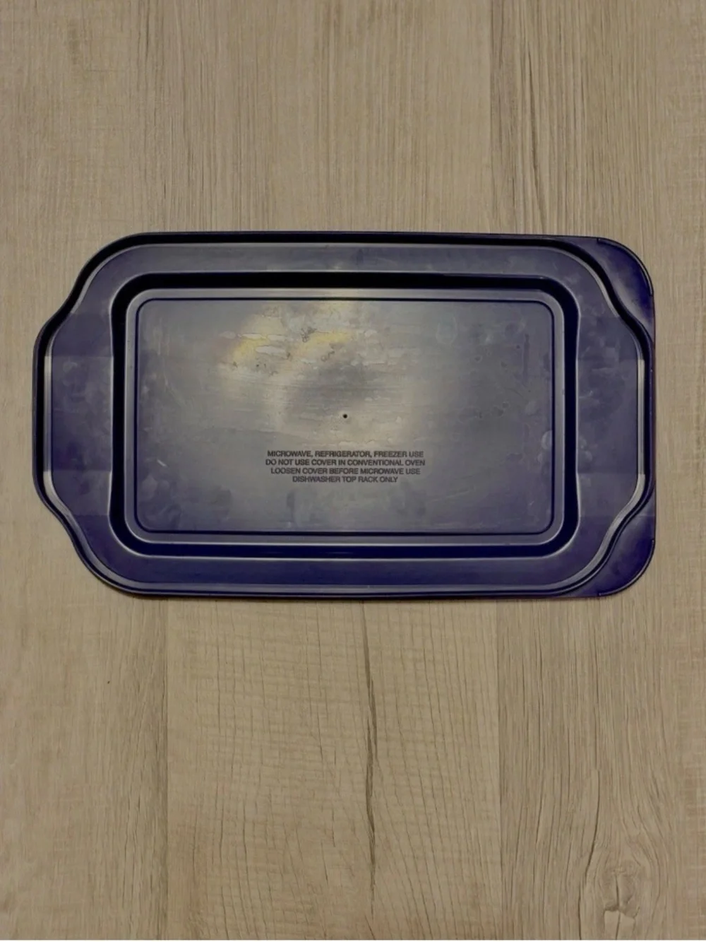 Pyrex 232-PC Blue Plastic Replacement Lid 2 Qt Baking Dish 13